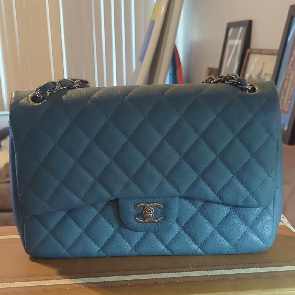 Chanel Blue Quilted Shoulder Bag
